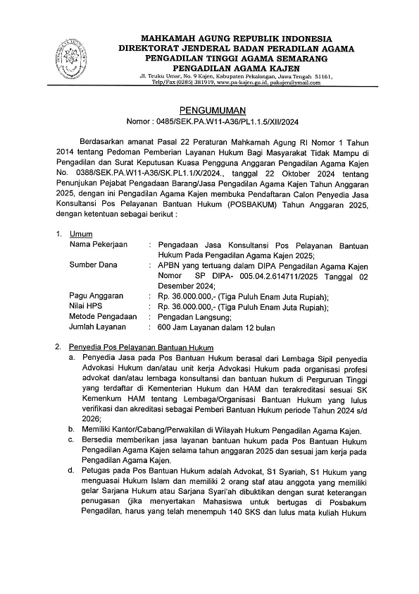 Pengumuman Pengadaan Posbakum 202510 12 2024 110736 001