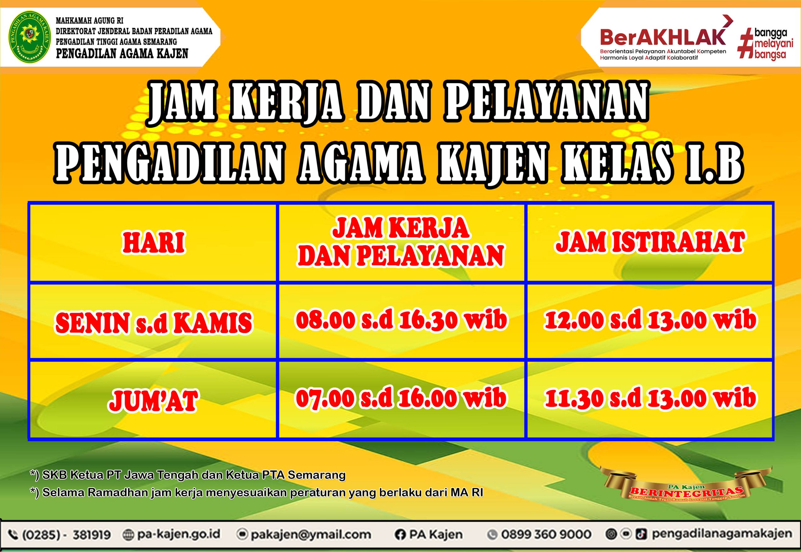 jam kerja web 2026